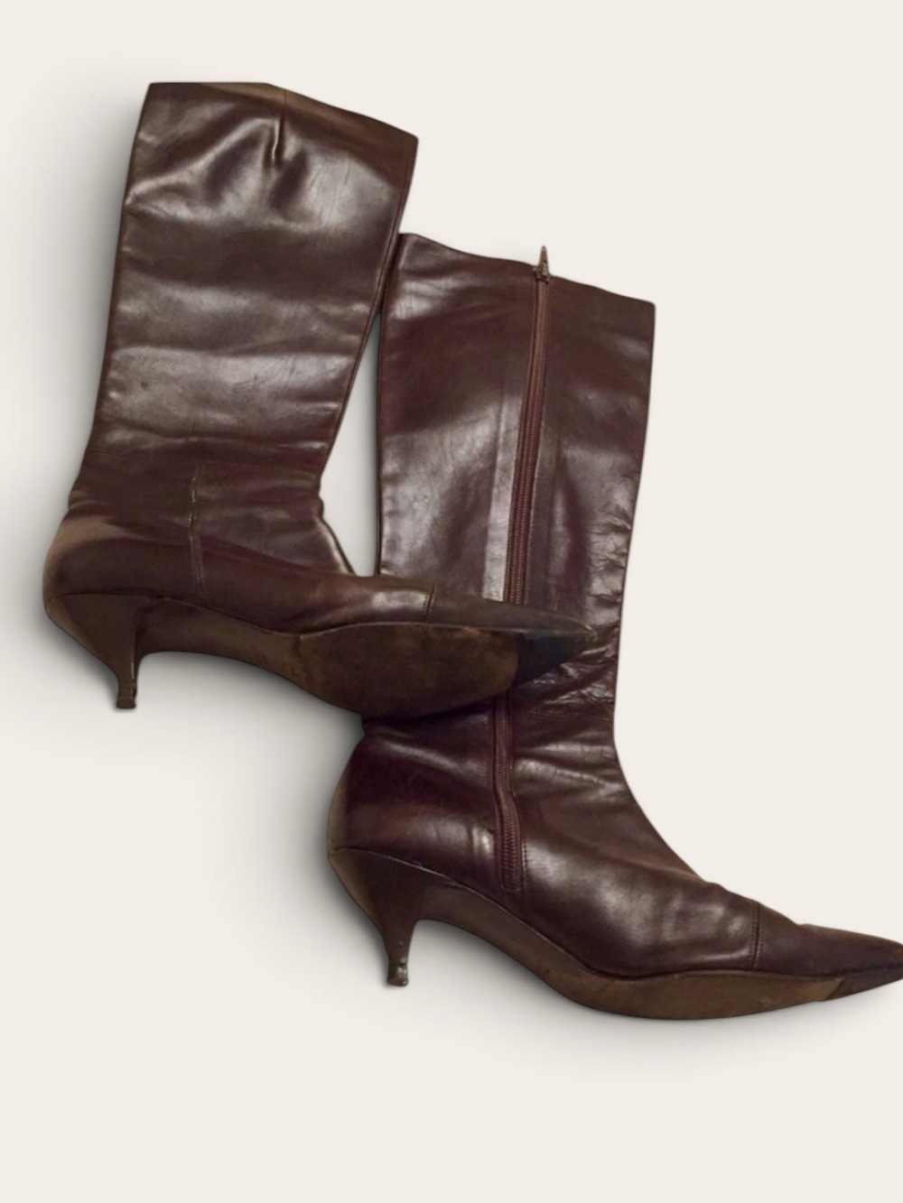Vintage 90’s Jil Sander 37 / 38 (US 6.5) Vintage Italian Leather Knee-High Boot